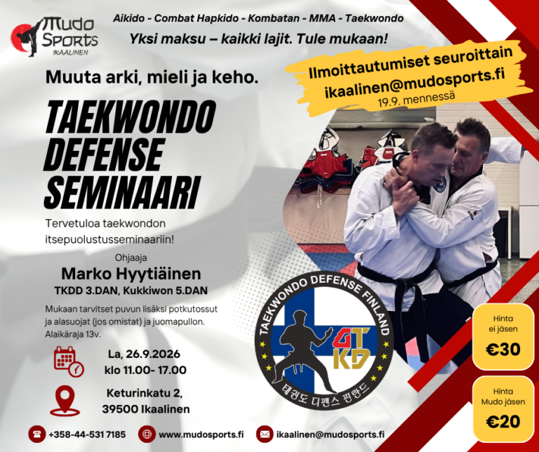 Taekwondo Defense leiri